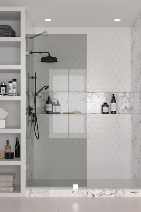 Kiinteä suihkuseinä Vetro 511