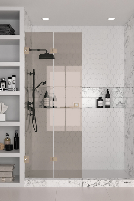 Vikbar duschvägg Vetro 513