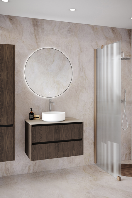 Cabinet with round countertop basin Classic K03
