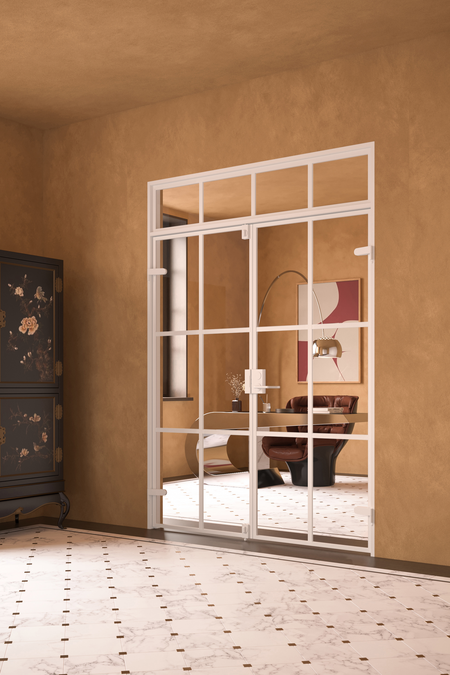 Glass doors with leverbolts and upper window Inne M18 Paris