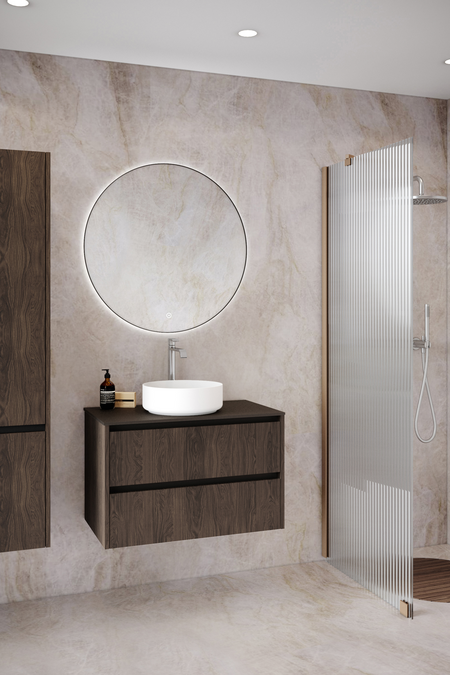 Cabinet with round countertop basin Classic K03