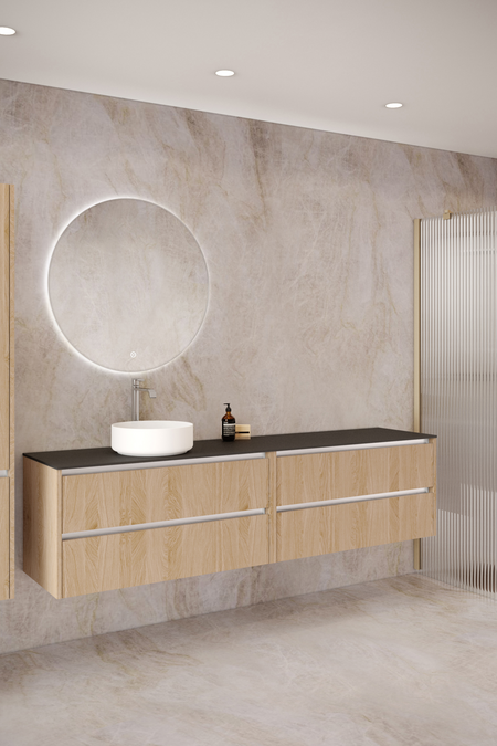 Tupla-allaskaluste pyöreällä malja-altaalla Classic K04