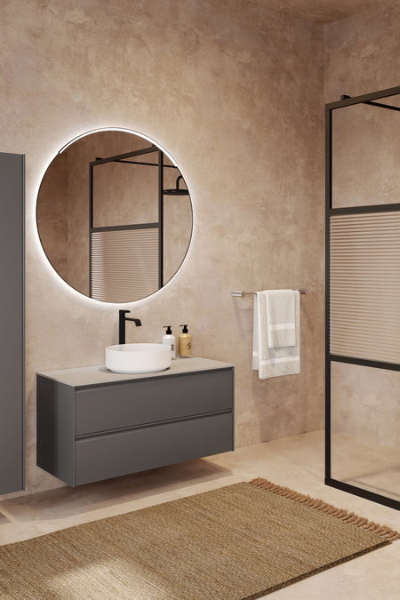 Allaskaluste pyöreällä malja-altaalla Luna L08