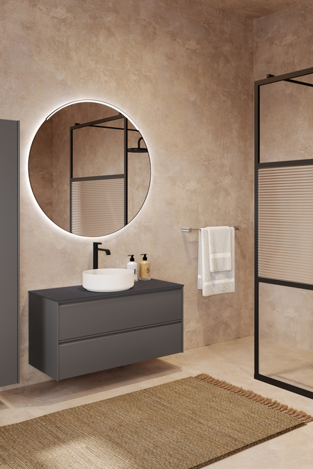 Allaskaluste pyöreällä malja-altaalla Luna L08