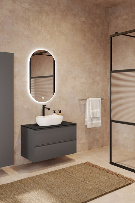 Allaskaluste ovaalilla malja-altaalla Luna L12